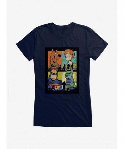 Trendy Scoob! Scooby, Shaggy, Blue Falcon And Cerberus Girls T-Shirt $6.97 T-Shirts