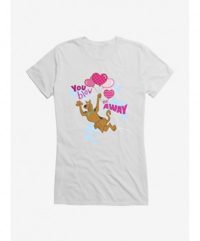 Big Sale Scooby-Doo Valentines You Blow Me Away Balloons Girls T-Shirt $6.77 T-Shirts