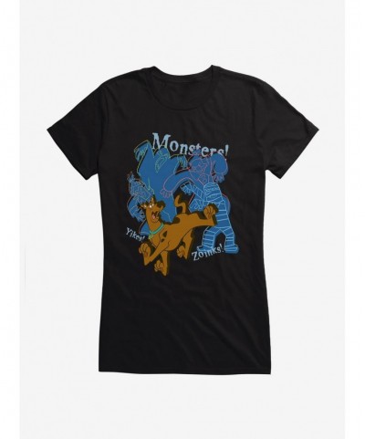 Huge Discount Scooby-Doo ZOINKS! Monsters! Girls T-Shirt $9.16 T-Shirts