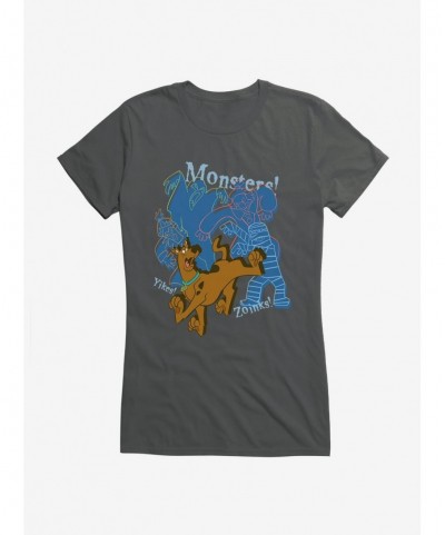 Huge Discount Scooby-Doo ZOINKS! Monsters! Girls T-Shirt $9.16 T-Shirts