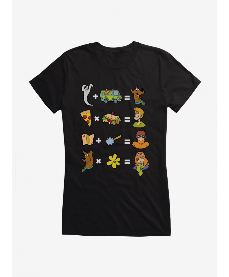 Flash Deal Scooby-Doo Daphne, Velma, Scooby And Shaggy Equals Girls T-Shirt $6.37 T-Shirts