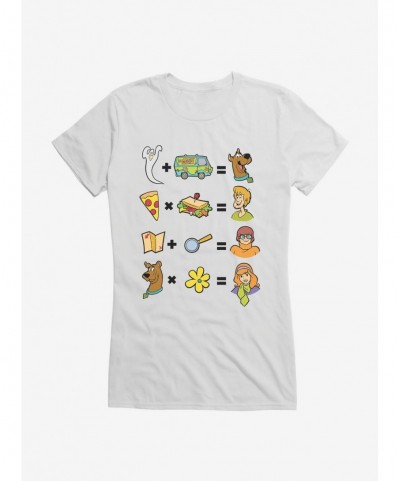 Flash Deal Scooby-Doo Daphne, Velma, Scooby And Shaggy Equals Girls T-Shirt $6.37 T-Shirts