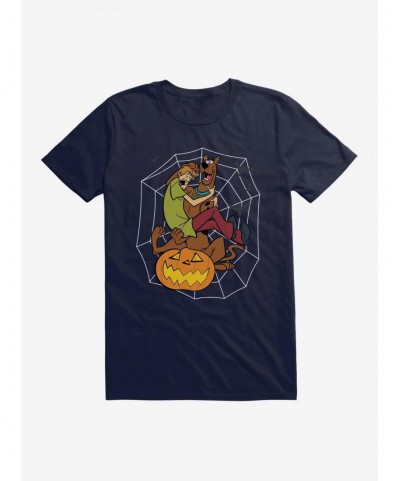 Clearance Scooby-Doo Halloween Shaggy And Scooby Pumpkin T-Shirt $5.74 T-Shirts