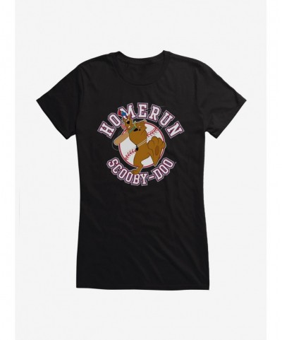 Hot Selling Scooby-Doo Baseball Homerun Girls T-Shirt $8.17 T-Shirts