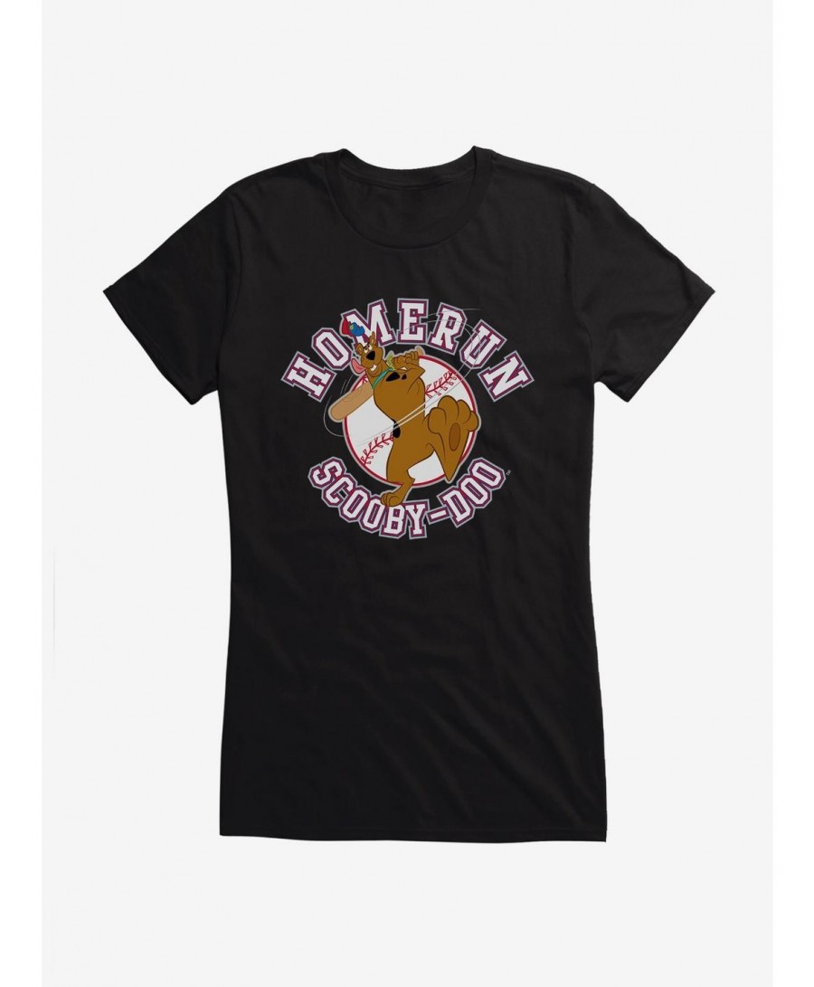 Hot Selling Scooby-Doo Baseball Homerun Girls T-Shirt $8.17 T-Shirts