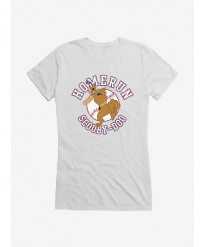 Hot Selling Scooby-Doo Baseball Homerun Girls T-Shirt $8.17 T-Shirts