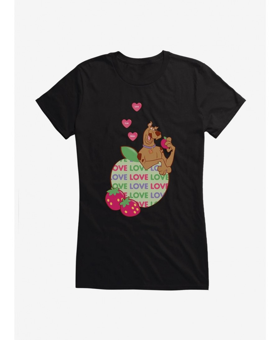 Premium Scooby-Doo So Yummy Love, Fresh And Fruity Girls T-Shirt $9.16 T-Shirts