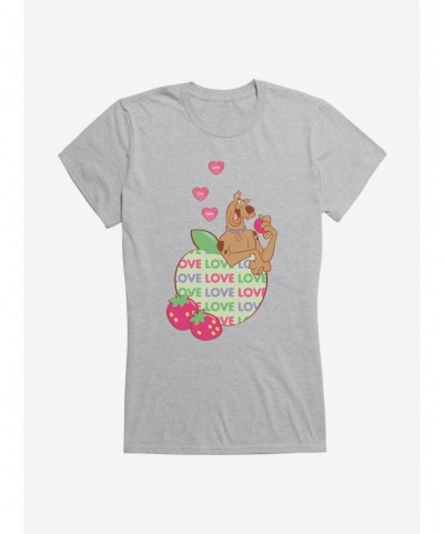 Premium Scooby-Doo So Yummy Love, Fresh And Fruity Girls T-Shirt $9.16 T-Shirts