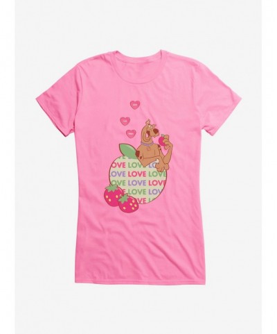 Premium Scooby-Doo So Yummy Love, Fresh And Fruity Girls T-Shirt $9.16 T-Shirts