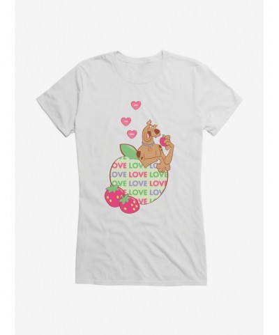 Premium Scooby-Doo So Yummy Love, Fresh And Fruity Girls T-Shirt $9.16 T-Shirts