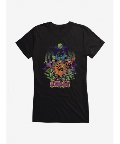 Clearance Scooby-Doo Spooky Monsters Shaggy And Scooby Girls T-Shirt $8.96 T-Shirts