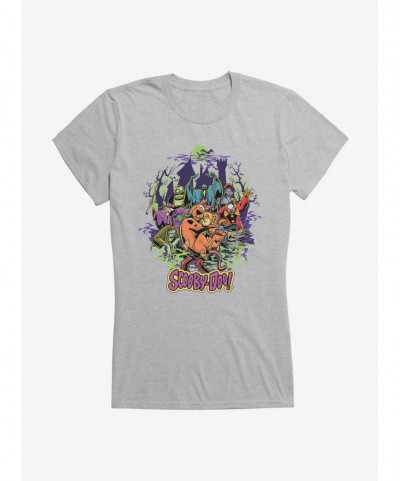 Clearance Scooby-Doo Spooky Monsters Shaggy And Scooby Girls T-Shirt $8.96 T-Shirts