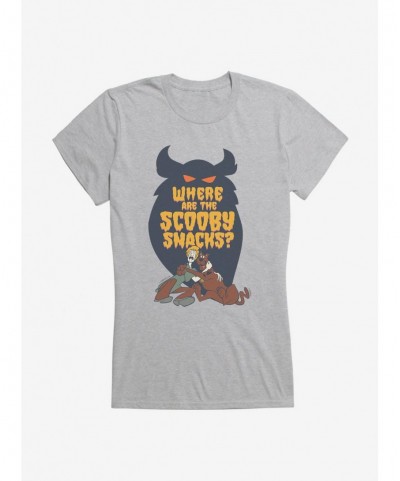 Discount Scooby-Doo Where Are The Scooby Snacks Girls Girls T-Shirt $9.36 T-Shirts