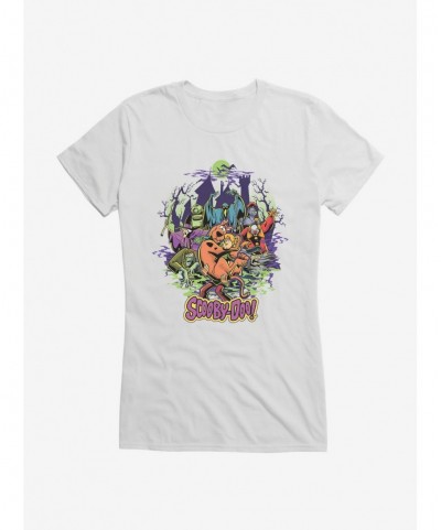 Clearance Scooby-Doo Spooky Monsters Shaggy And Scooby Girls T-Shirt $8.96 T-Shirts