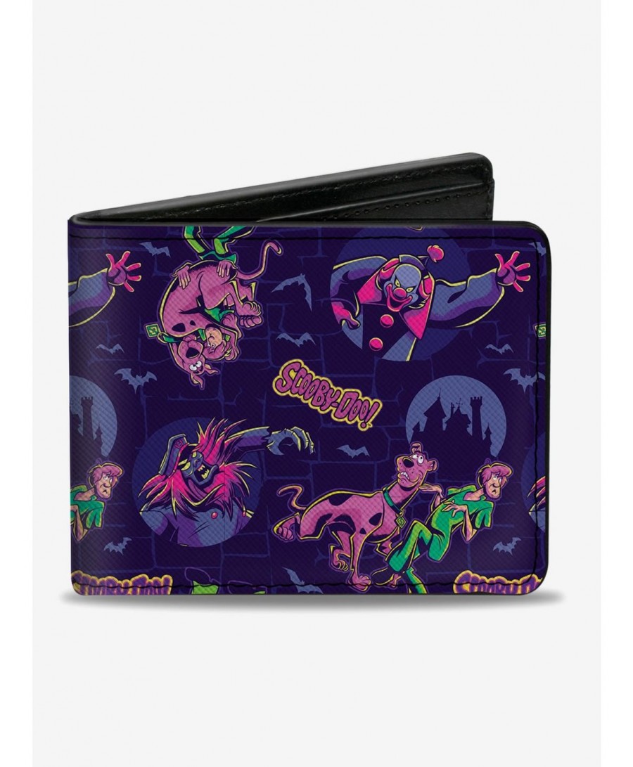 Flash Deal Scooby-Doo Ghost Clowns Bifold Wallet $8.15 Wallets