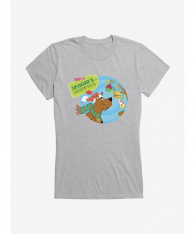 Pre-sale Scooby-Doo Holidays Season's Sniffin's Food Ornaments Girls T-Shirt $6.97 T-Shirts