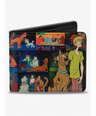 Hot Selling Scooby-Doo Shaggy Pose Scene Blocks Scooby Doo Bifold Wallet $10.24 Wallets