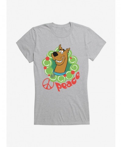 Special Scooby-Doo Holiday Peace Wreath Girls T-Shirt $9.36 T-Shirts