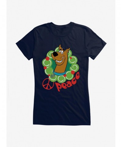 Special Scooby-Doo Holiday Peace Wreath Girls T-Shirt $9.36 T-Shirts