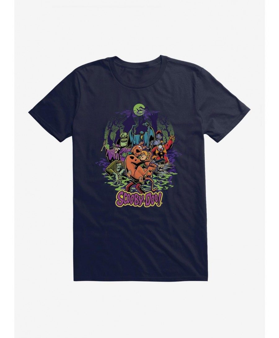 Discount Scooby-Doo Spooky Monsters Shaggy And Scooby T-Shirt $7.27 T-Shirts