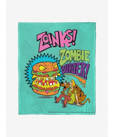 Bestselling Scooby-Doo Zombie Burger Throw Blanket $29.35 Blankets