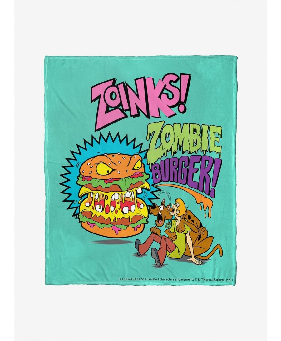 Bestselling Scooby-Doo Zombie Burger Throw Blanket $29.35 Blankets