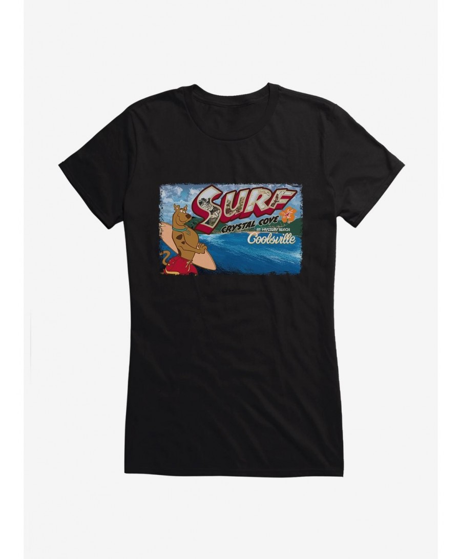 Limited-time Offer Scooby-Doo Surf Crystal Cove At Mystery Beach Coolsville Girls T-Shirt $5.98 T-Shirts