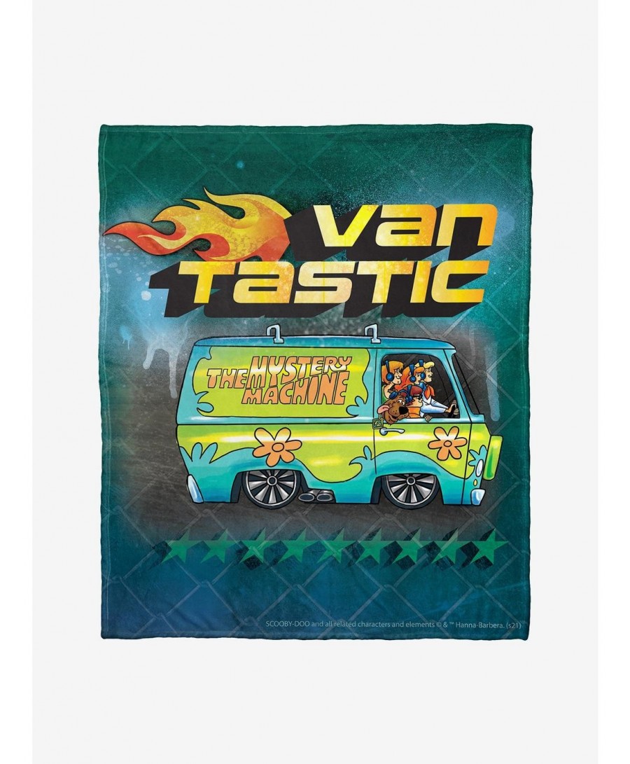 Cheap Sale Scooby-Doo Vantastic Throw Blanket $17.97 Blankets