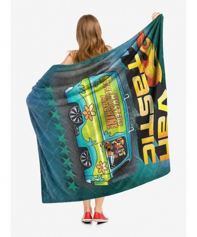 Cheap Sale Scooby-Doo Vantastic Throw Blanket $17.97 Blankets