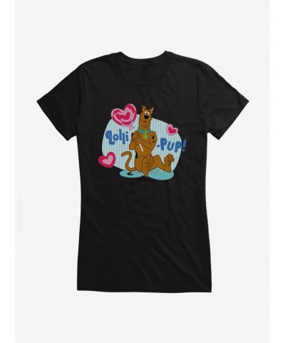 Flash Sale Scooby-Doo Valentines Lolli-Pup! Girls T-Shirt $9.76 T-Shirts