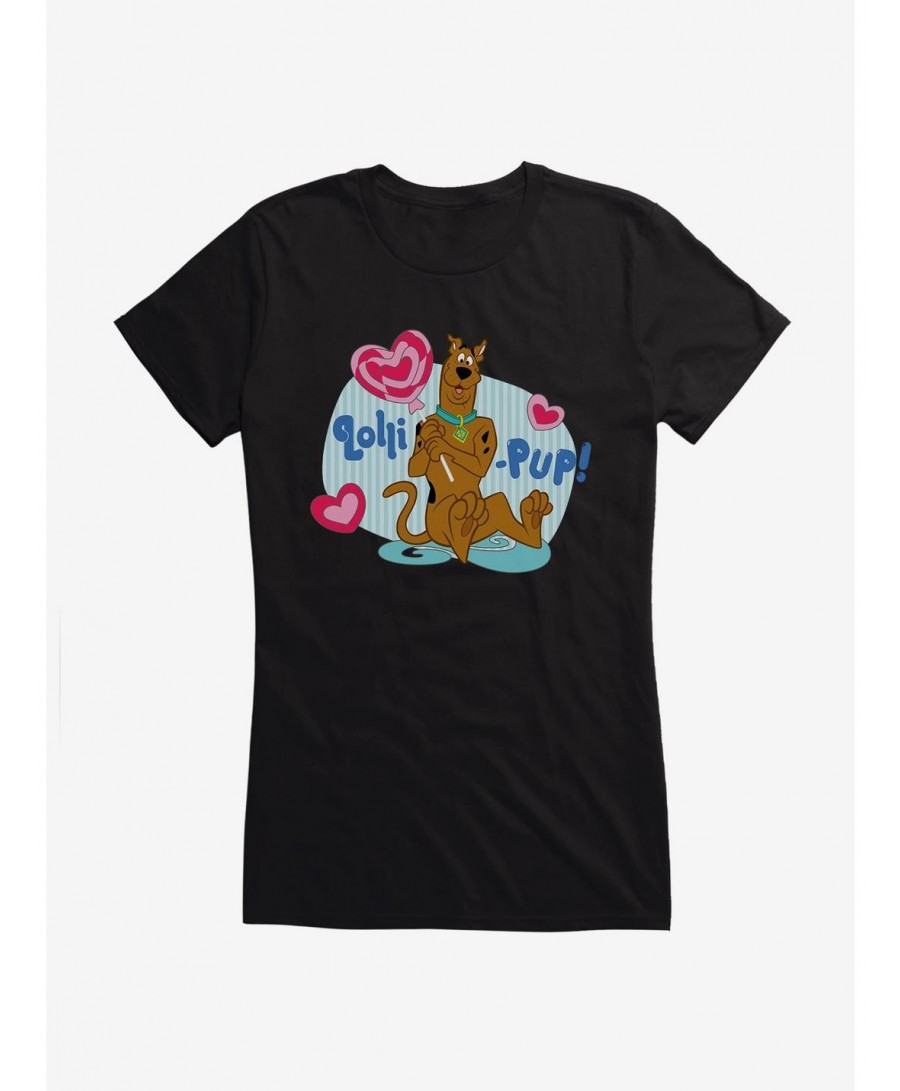 Flash Sale Scooby-Doo Valentines Lolli-Pup! Girls T-Shirt $9.76 T-Shirts