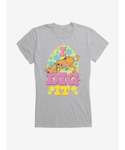 Limited Time Special Scooby-Doo I Dig It Flowers Girls T-Shirt $8.96 T-Shirts