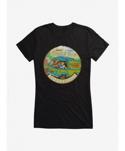 Premium Scooby-Doo Crystal Cove Postcard Badge Girls T-Shirt $6.77 T-Shirts