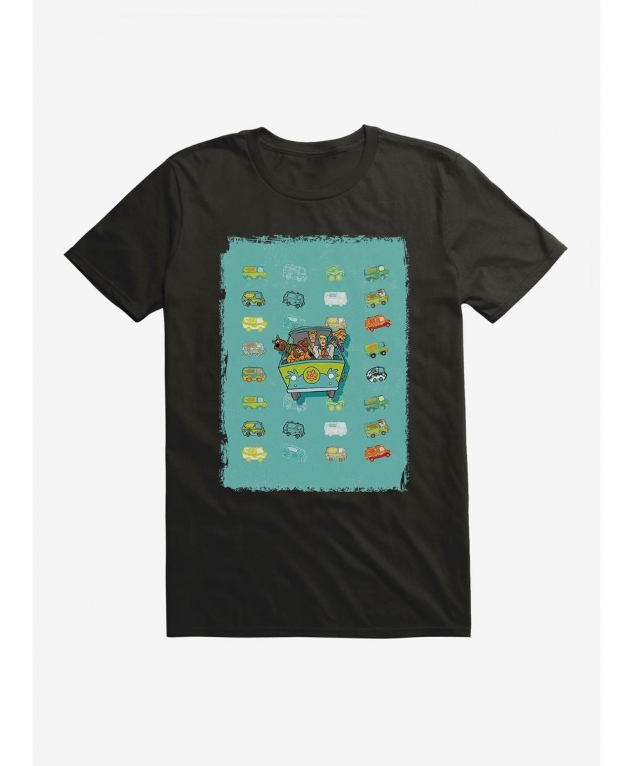 Trendy Scooby-Doo 50th Anniversary The Mystery Machine Gang T-Shirt $6.69 T-Shirts