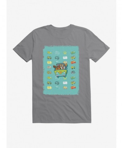 Trendy Scooby-Doo 50th Anniversary The Mystery Machine Gang T-Shirt $6.69 T-Shirts