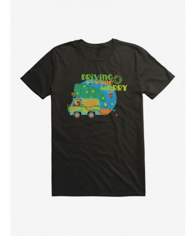 Exclusive Price Scooby-Doo Holidays Driving While Merry Mystery Machine T-Shirt $8.41 T-Shirts