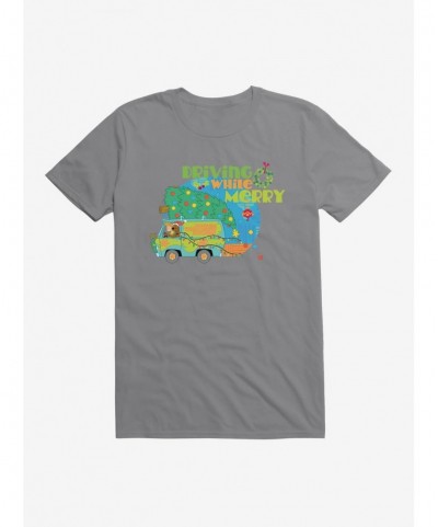 Exclusive Price Scooby-Doo Holidays Driving While Merry Mystery Machine T-Shirt $8.41 T-Shirts