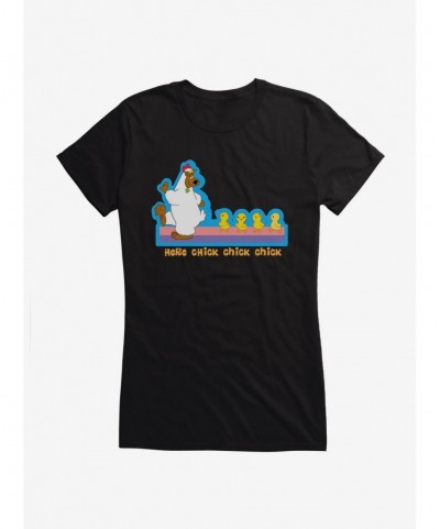 Flash Sale Scooby-Doo Here Chick Chick Chick Girls T-Shirt $9.36 T-Shirts