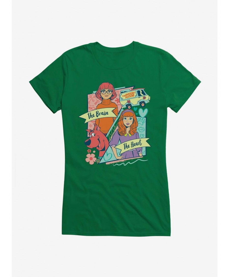 Best Deal Scoob! The Brain And The Heart Girls T-Shirt $5.98 T-Shirts