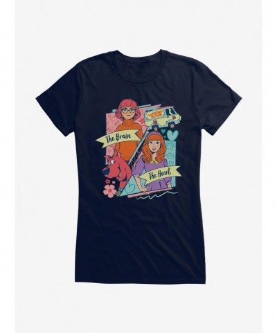 Best Deal Scoob! The Brain And The Heart Girls T-Shirt $5.98 T-Shirts