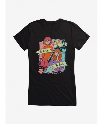 Best Deal Scoob! The Brain And The Heart Girls T-Shirt $5.98 T-Shirts