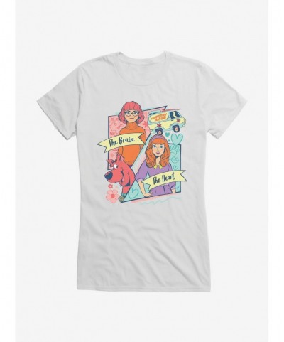 Best Deal Scoob! The Brain And The Heart Girls T-Shirt $5.98 T-Shirts