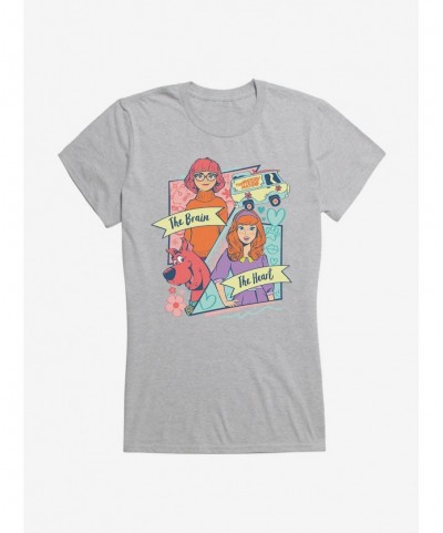 Best Deal Scoob! The Brain And The Heart Girls T-Shirt $5.98 T-Shirts