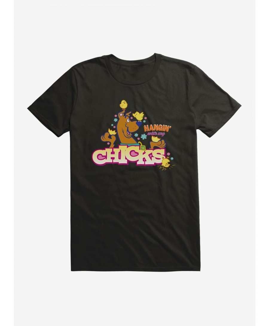 Clearance Scooby-Doo Hangin' With My Chicks T-Shirt $6.88 T-Shirts