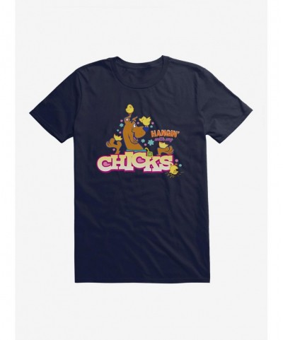 Clearance Scooby-Doo Hangin' With My Chicks T-Shirt $6.88 T-Shirts