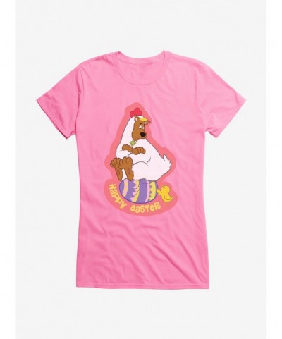 Clearance Scooby-Doo Happy Easter Chick Costume Girls T-Shirt $9.16 T-Shirts