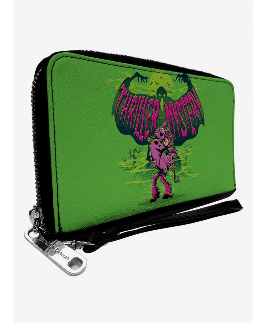 High Quality Scooby-Doo Thriller Mystery Ghosts Zip Around Wallet $17.95 Wallets