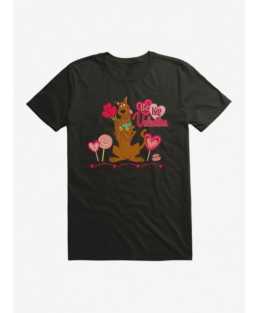 Pre-sale Discount Scooby-Doo Valentines Be My Valentine Heart Treats T-Shirt $7.65 T-Shirts