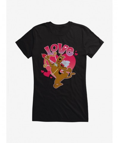 Festival Price Scooby-Doo Valentines Cupid Love Girls T-Shirt $9.76 T-Shirts