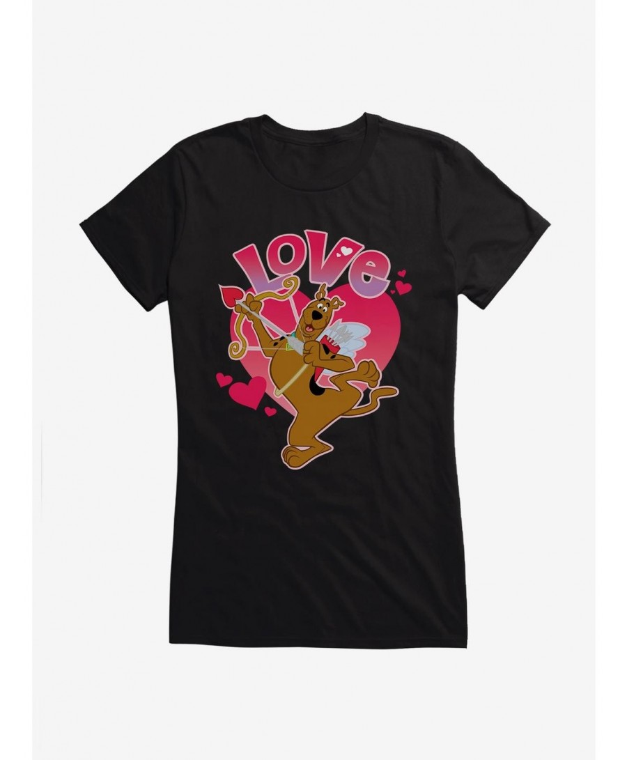 Festival Price Scooby-Doo Valentines Cupid Love Girls T-Shirt $9.76 T-Shirts